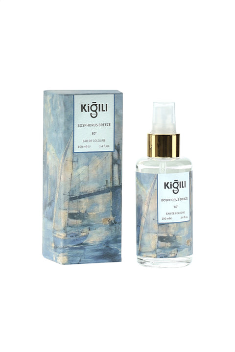 2'li Nazar Boncuğu & 100 ml Bosphorus Breeze Kolonya Hediye Kutulu Set