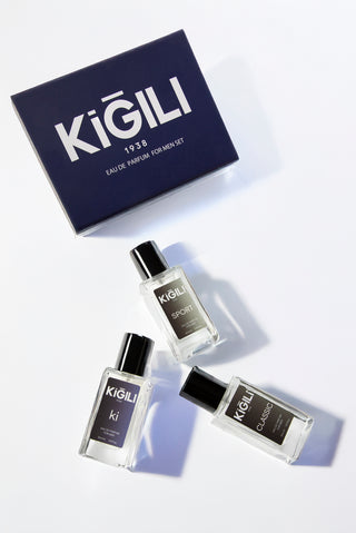  3'lü Classic&Ki & Sport Hediye Kutulu 30ml Erkek Parfüm Seti