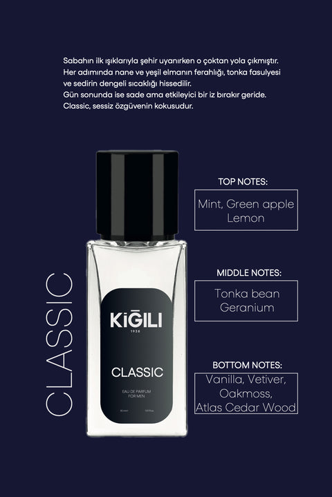 3'lü Classic & Ki & Sport Hediye Kutulu 30 ml Erkek Parfüm Seti