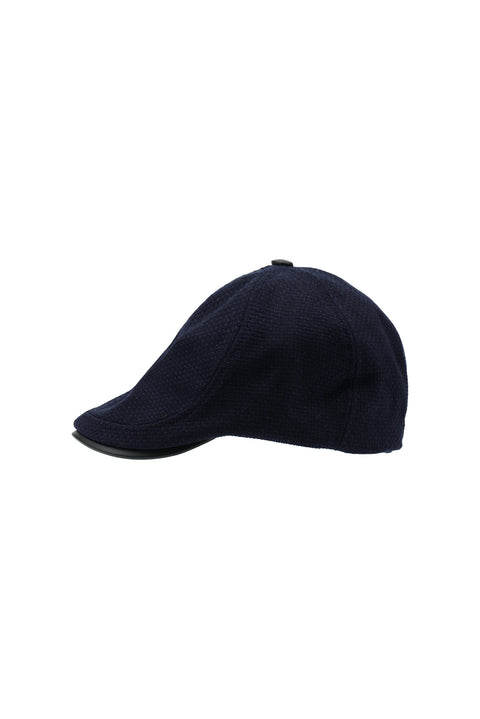 Dark Navy Wool Cap