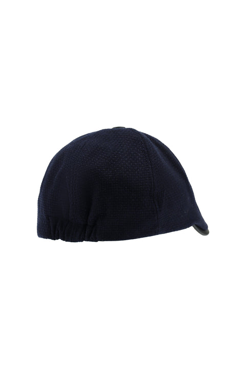 Dark Navy Wool Cap