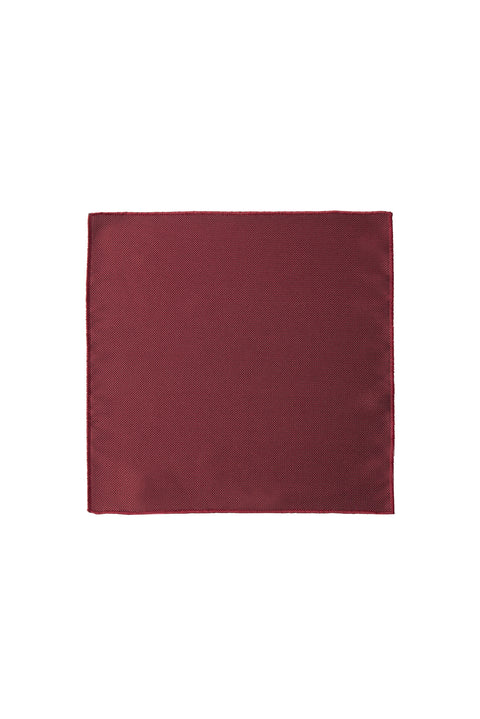 Dark Burgundy 3-Piece Patterned Tie, Pocket Square & Cufflinks Set in Gift Box