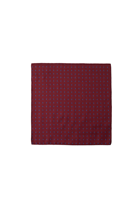 Dark Burgundy 3-Piece Patterned Tie, Pocket Square & Cufflinks Set in Gift Box