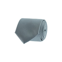 Medium Gray Patterned Tie