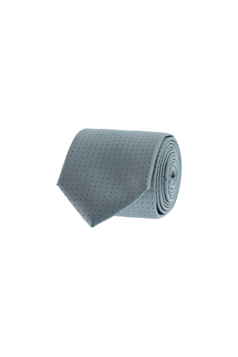Medium Gray Patterned Tie