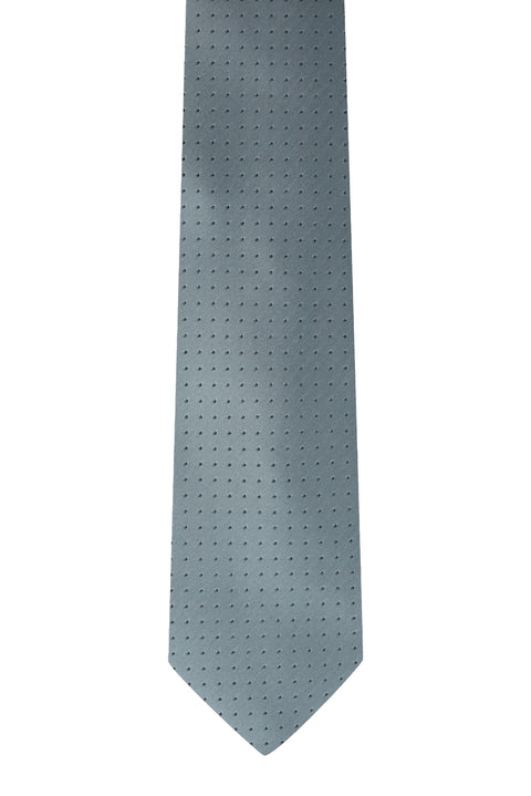 Medium Gray Patterned Tie