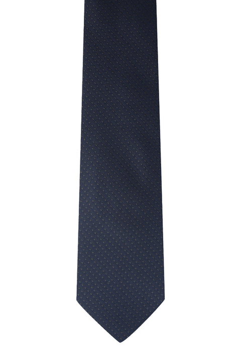 Medium Grey Patterned Tie