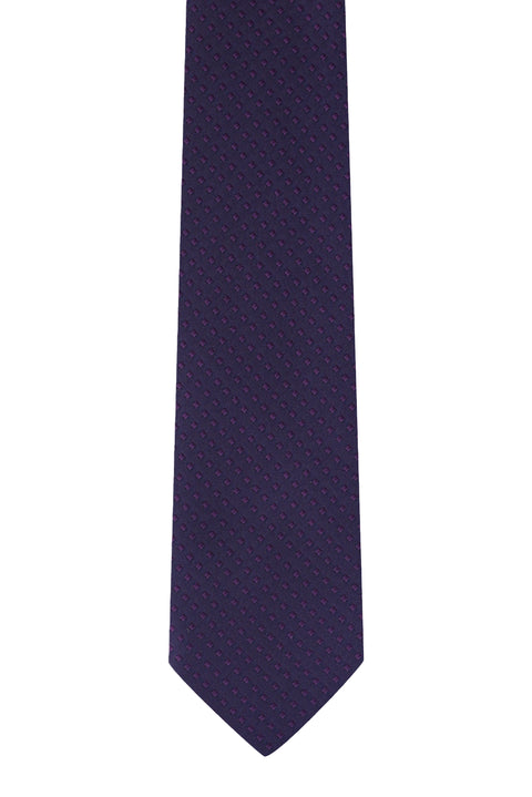Purple Patterned Tie