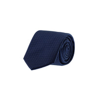 Dark Navy Patterned Tie