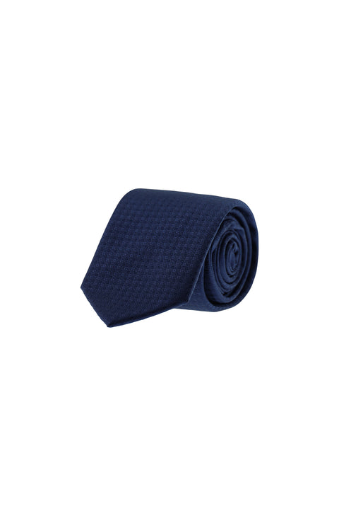 Dark Navy Patterned Tie