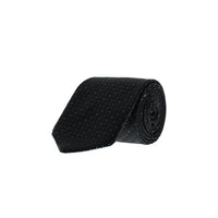 Black Patterned Tie