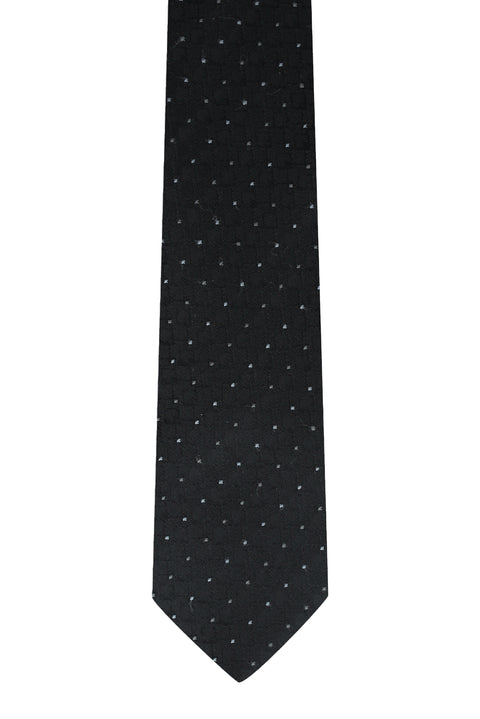 Black Patterned Tie