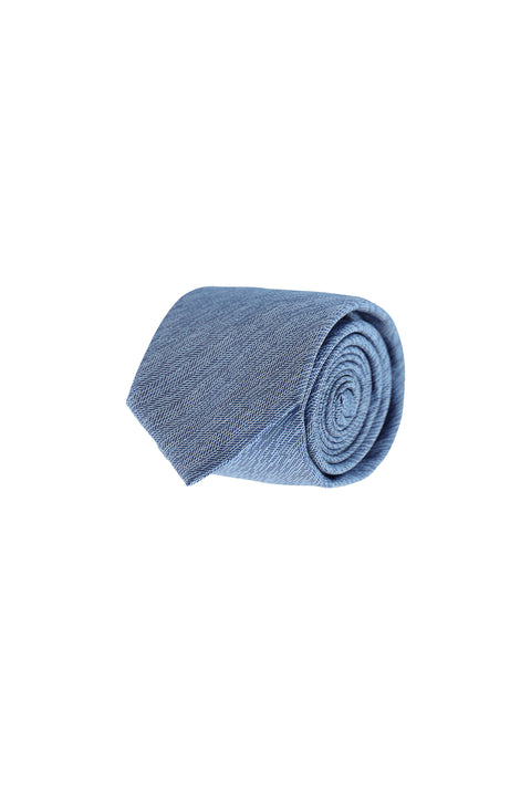 Blue Patterned Tie