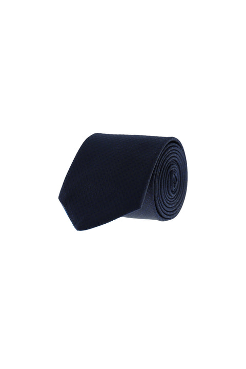 Navy Patterned Tie