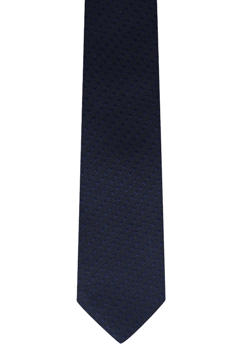 Navy Patterned Tie