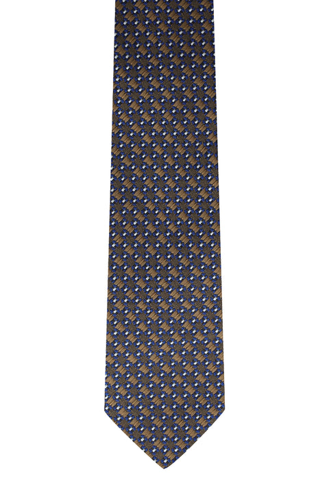 Dark Brown Patterned Tie