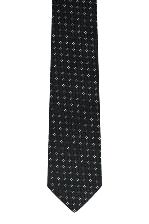 Black Patterned Tie