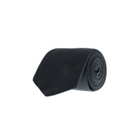 Light Black Patterned Tie