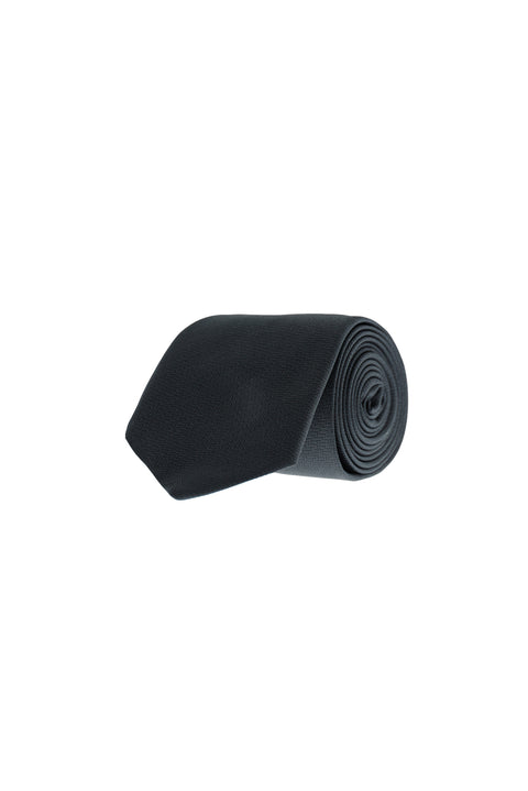 Light Black Patterned Tie