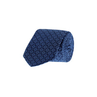 Dark Navy Patterned Tie
