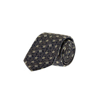 Dark Brown Patterned Tie