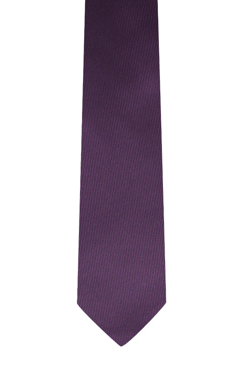 Dark Purple Plain Tie