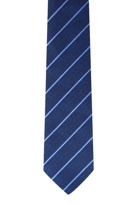 Dark Navy Patterned Tie