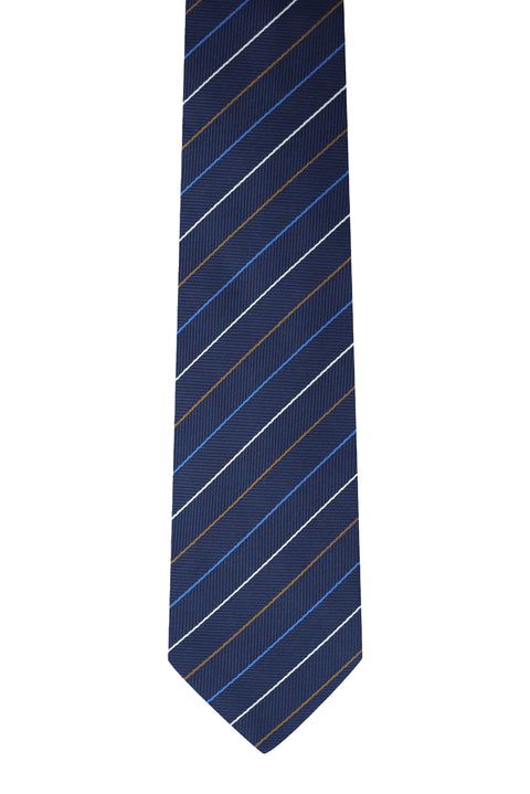 Dark Navy Patterned Tie