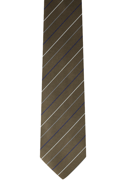 Dark Brown Patterned Tie