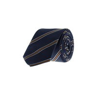 Dark Navy Patterned Tie