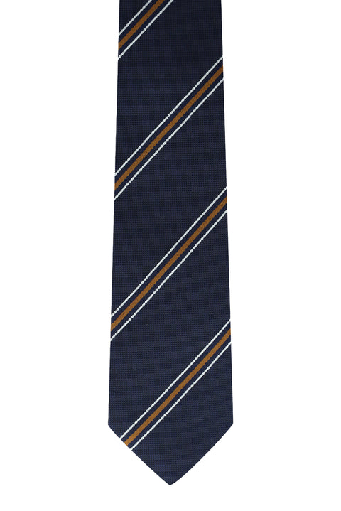 Dark Navy Patterned Tie