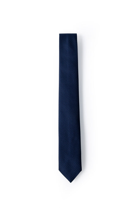 Dark Navy Patterned Tie