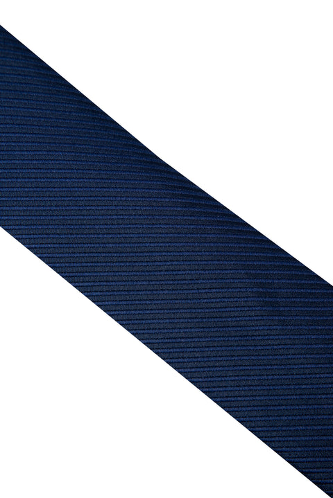Dark Navy Patterned Tie