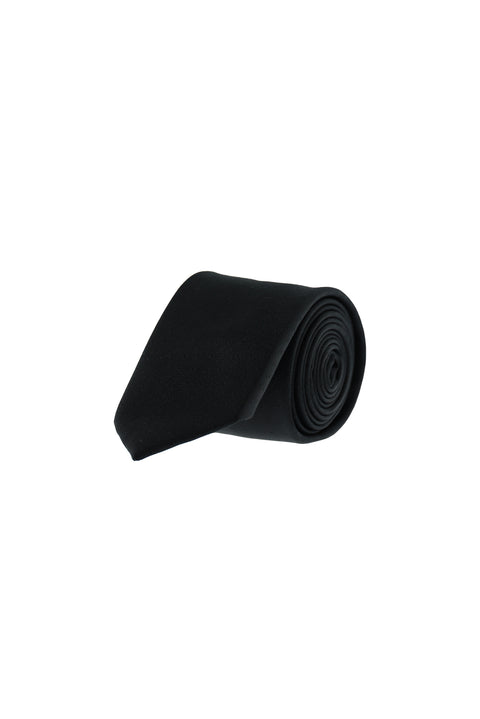 Black Patterned Tie