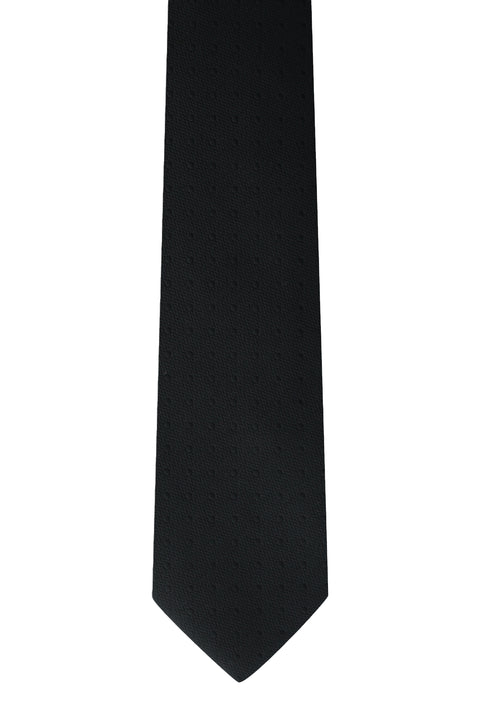Black Patterned Tie