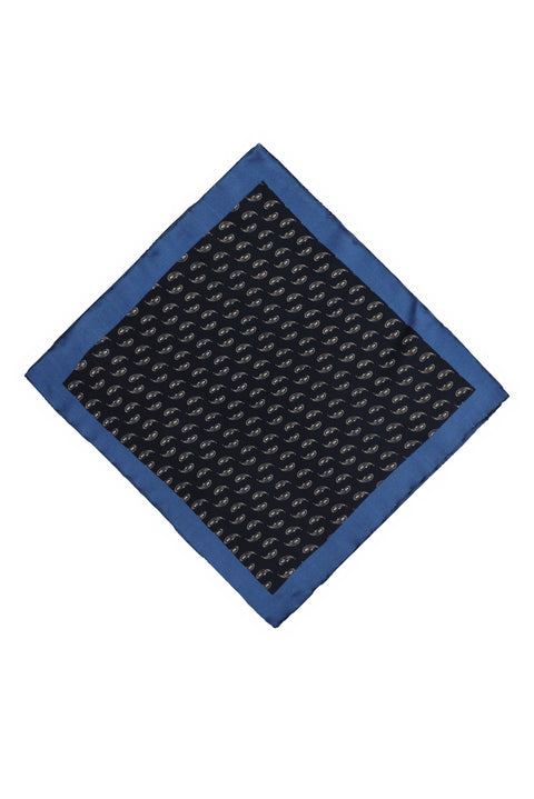 Dark Brown Patterned Handkerchief