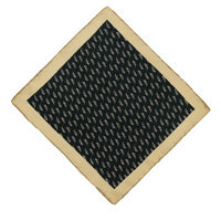Dark Green Patterned Handkerchief