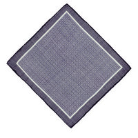 Dark Purple Patterned Handkerchief