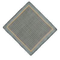 Dark Green Patterned Handkerchief
