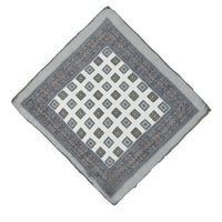 Medium Grey Patterned Handkerchief