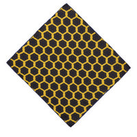 Dark Yellow Patterned Handkerchief