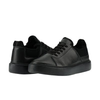 Siyah Sneaker Deri Ayakkabı