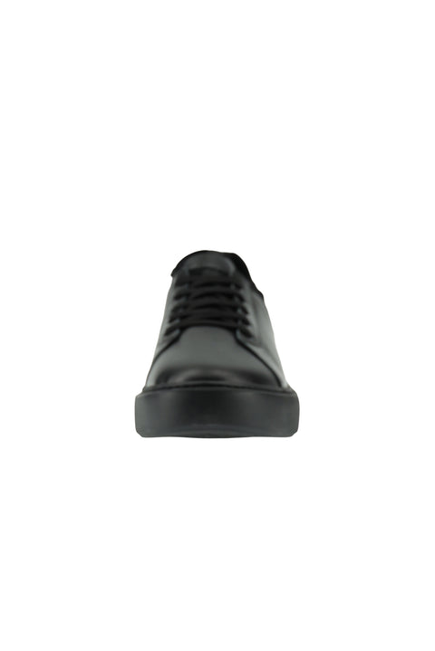 Siyah Sneaker Deri Ayakkabı