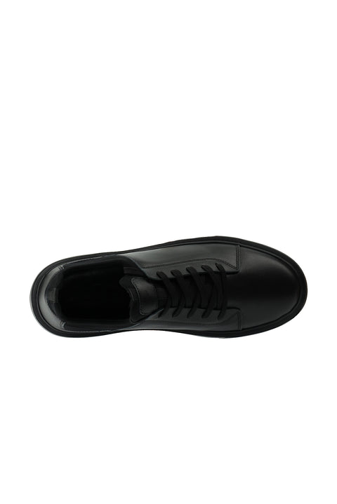 Siyah Sneaker Deri Ayakkabı