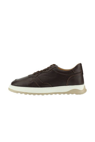  Koyu Kahve Spor Günlük Sneaker Deri Ayakkab?-Ki??l?
