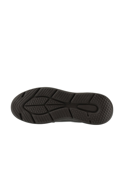 Dark Brown Sport Casual Sneaker Leather Shoes