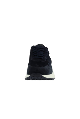  Koyu Lacivert Süet Deri Günlük Sneaker Ayakkab?-Ki??l?
