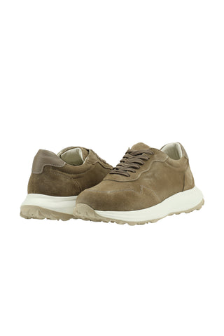  Aç?k Bej Süet Deri Günlük Sneaker Ayakkab?-Ki??l?