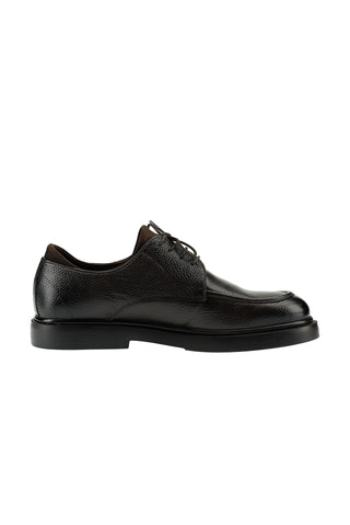  Koyu Kahve Smart Casual Deri Ayakkab?-Ki??l?