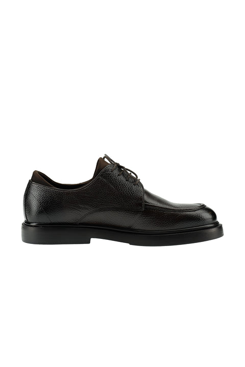 Dark Brown Smart Casual Leather Shoes
